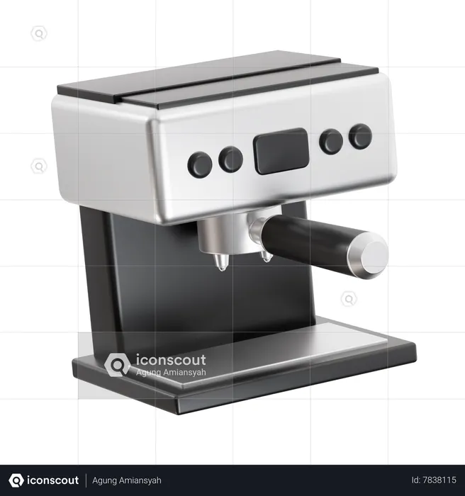 Espresso Machine  3D Icon