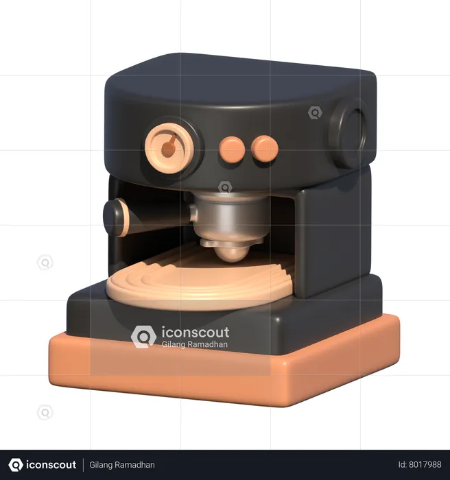 Espresso Machine  3D Icon