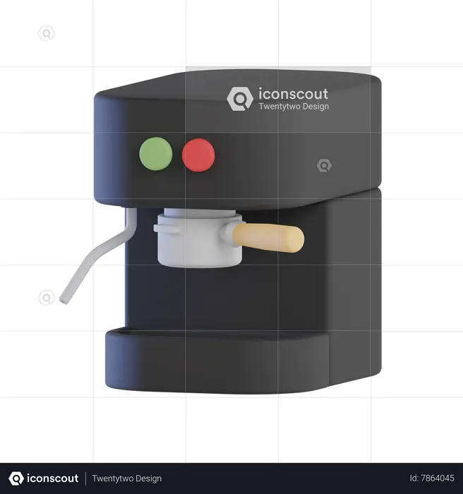 Espresso Machine  3D Icon