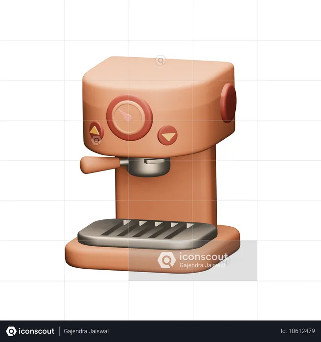 Espressomaschine  3D Icon