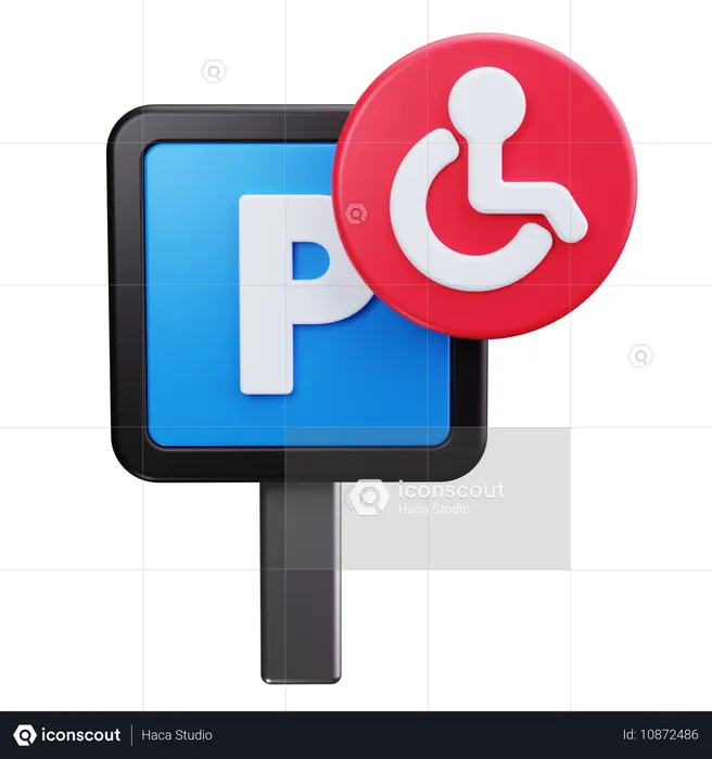 Estacionamento  3D Icon