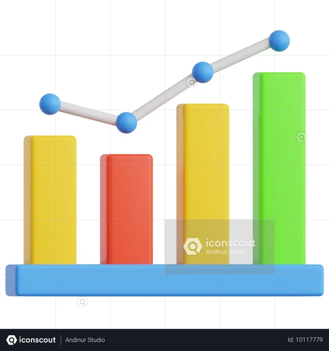 Estadística  3D Icon