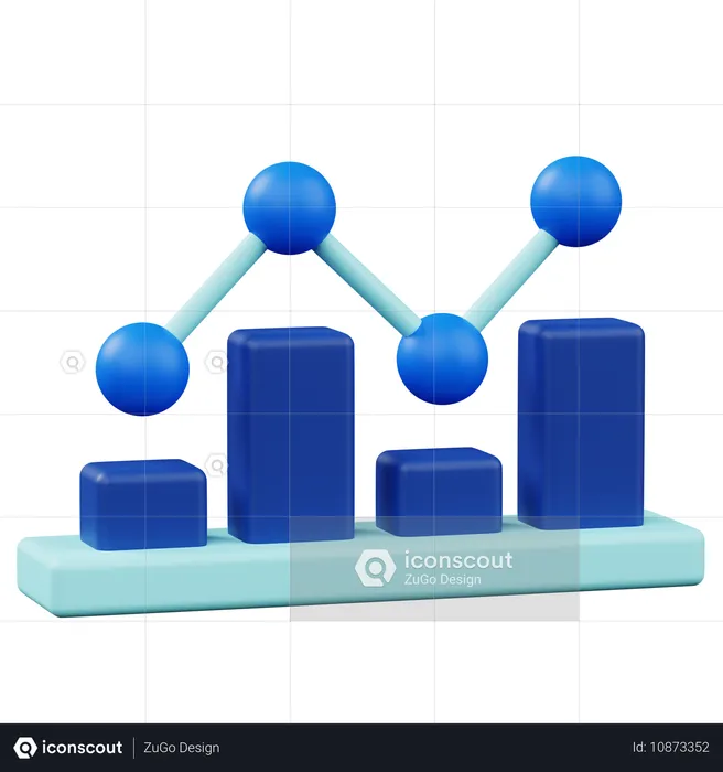 Estadística  3D Icon