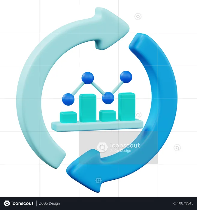 Regulação estatística  3D Icon