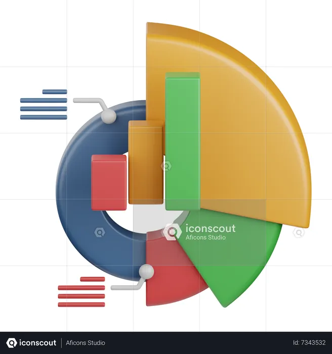 Estatisticas  3D Icon