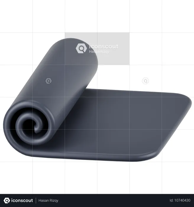 Estera de yoga  3D Icon