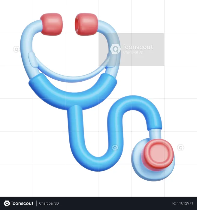 Estetoscópio  3D Icon