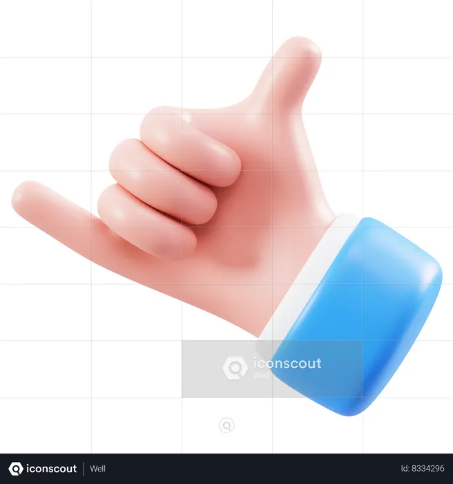 Gesto de mano de estilo  3D Icon