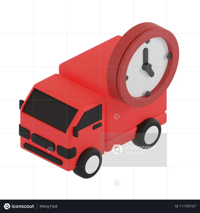 Estimación de entrega  3D Icon