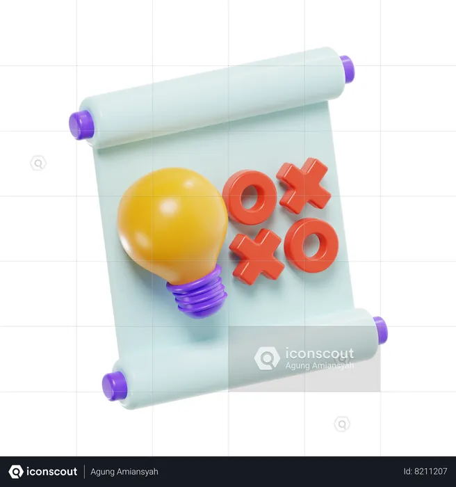 Estrategia  3D Icon