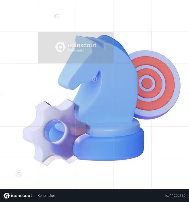 Estratégia  3D Icon