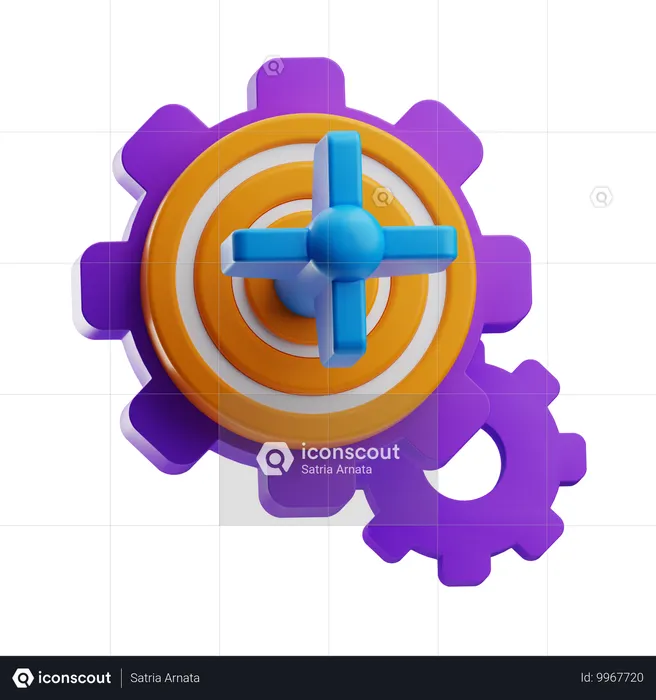 Estratégia de marketing  3D Icon