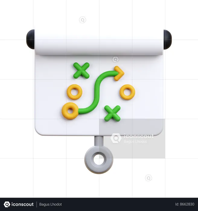 Estrategia de negocios  3D Icon
