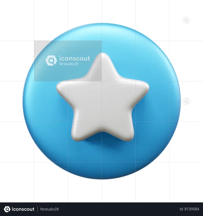 Estrela  3D Icon