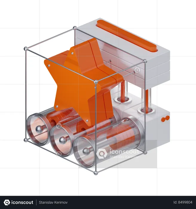 Estrela  3D Icon