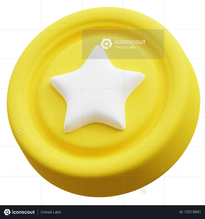 Estrela  3D Icon