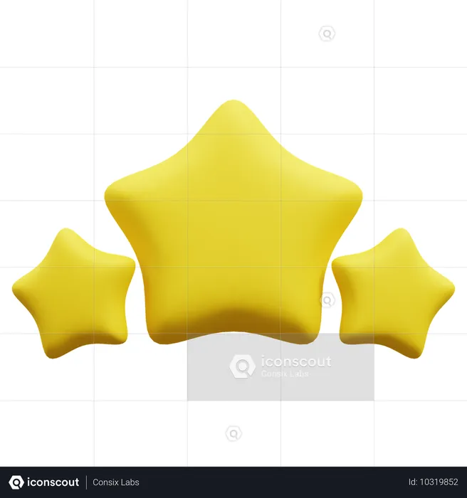 Estrela  3D Icon