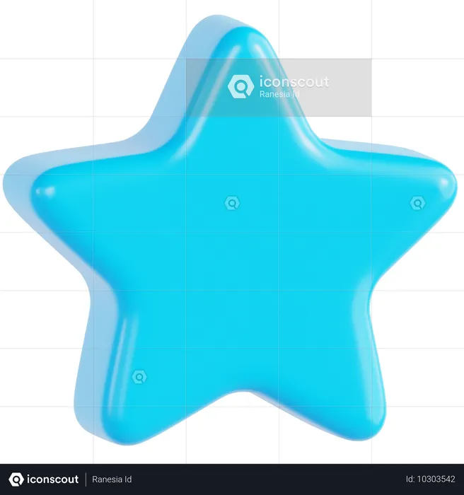 Estrela  3D Icon