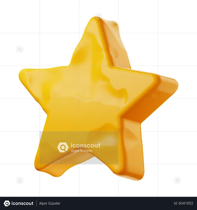 Estrela  3D Icon