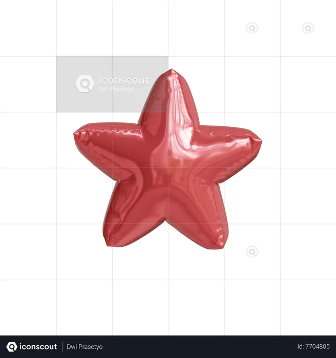 Estrela  3D Icon