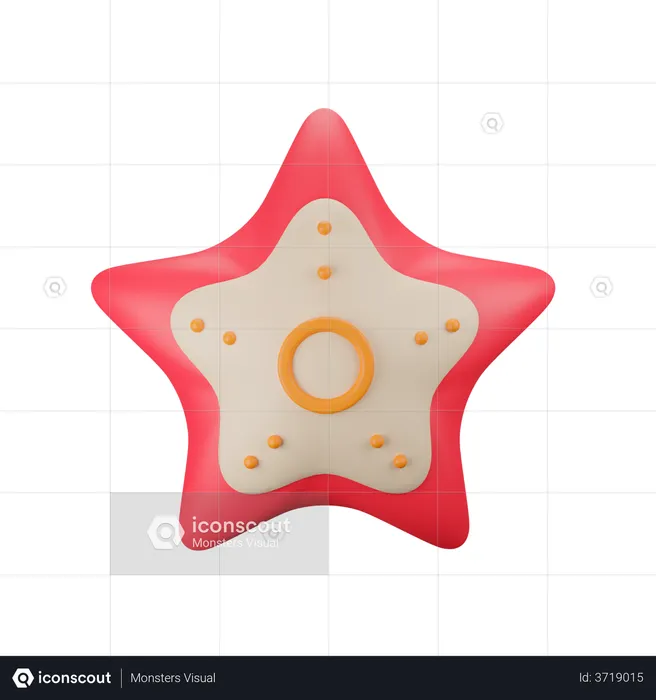 Estrela do Mar  3D Icon