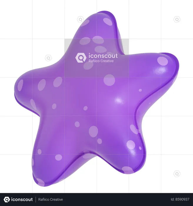 Estrela do mar inflável  3D Icon