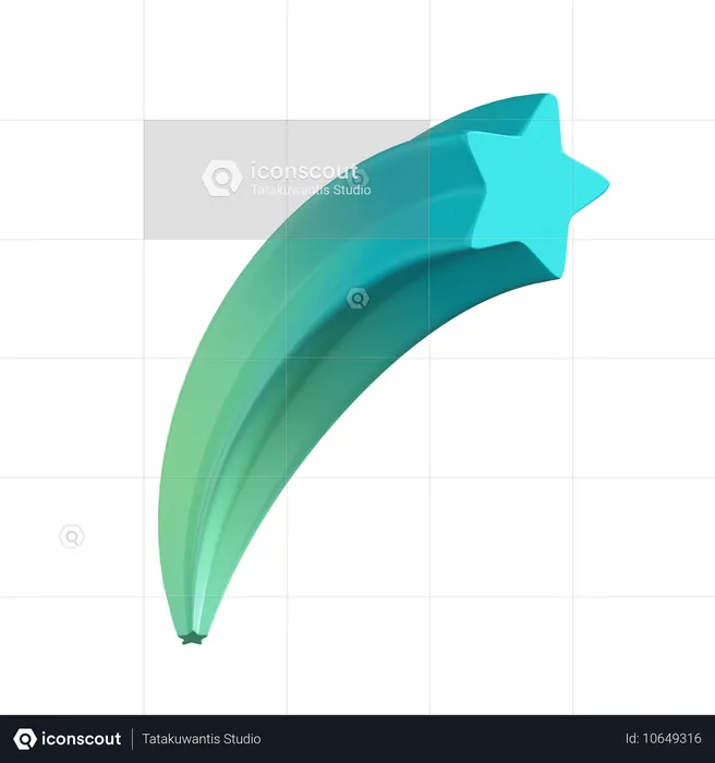 Estrela extrudada  3D Icon