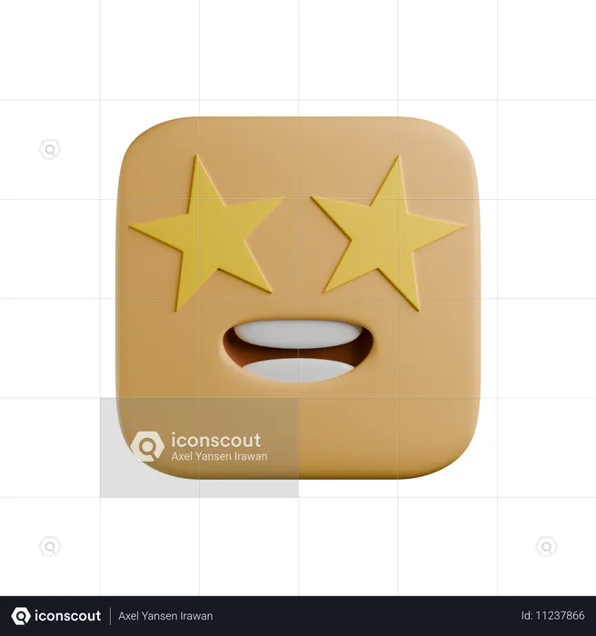 Estrelado  3D Icon