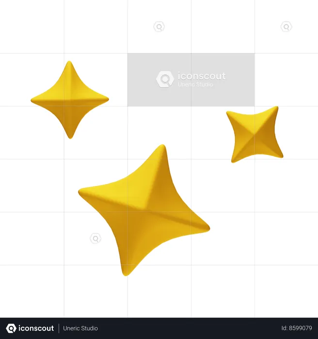 Estrelas  3D Icon