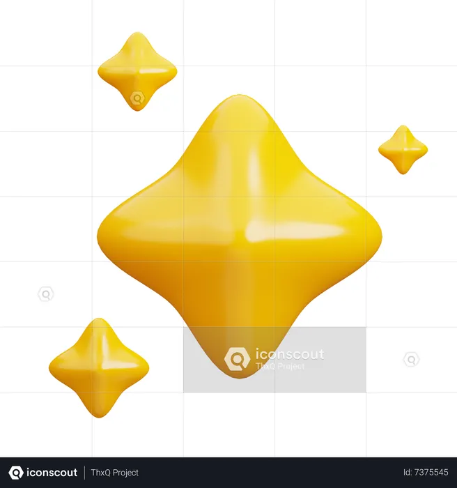 Estrelas  3D Icon