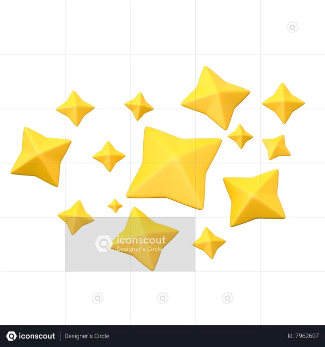 Estrelas  3D Icon