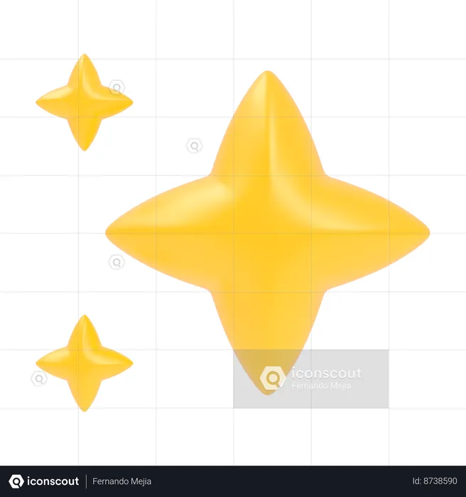 Estrella  3D Icon