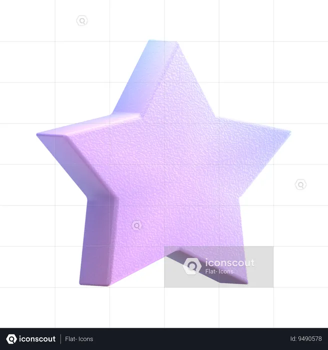 Estrella  3D Icon