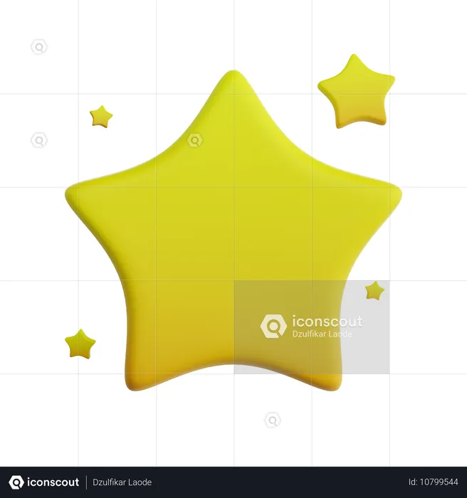 Estrella  3D Icon