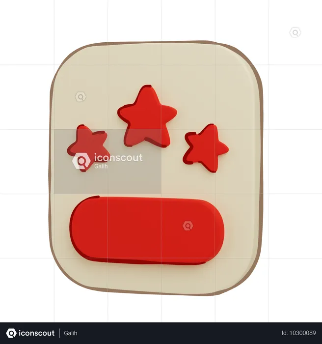 Estrella  3D Icon