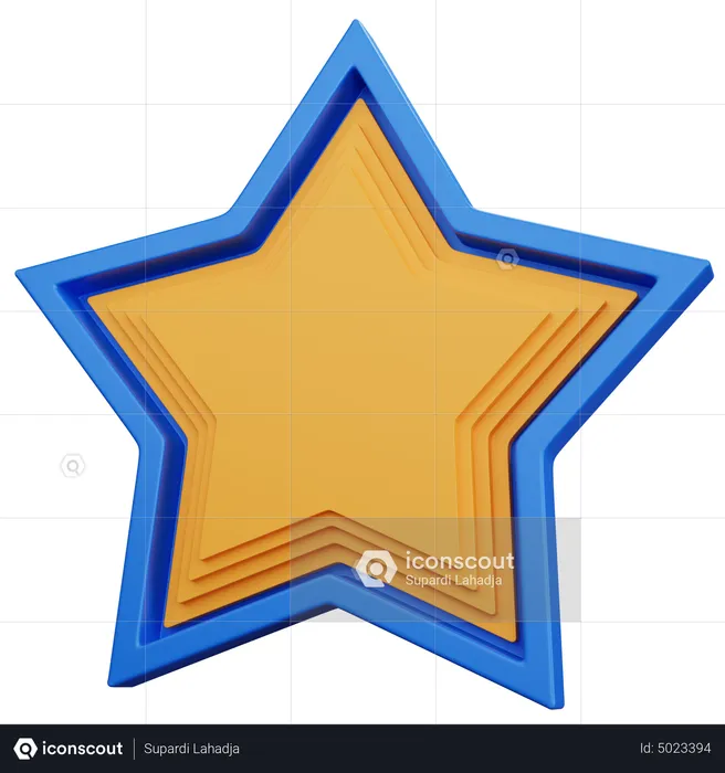 Estrella  3D Icon