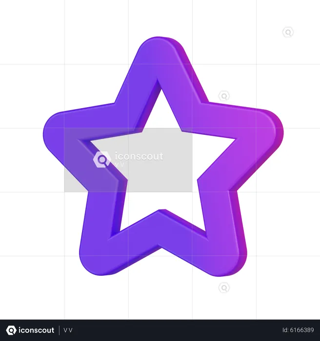 Estrella  3D Icon