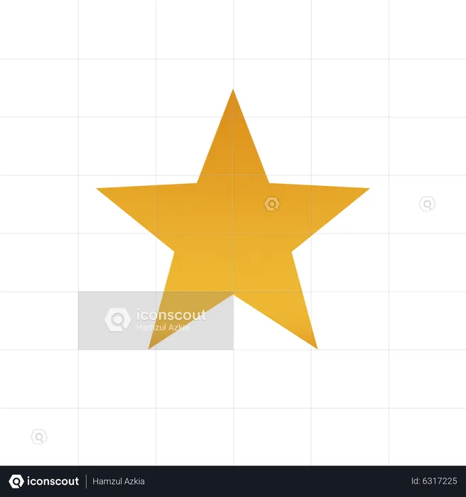 Estrella  3D Icon