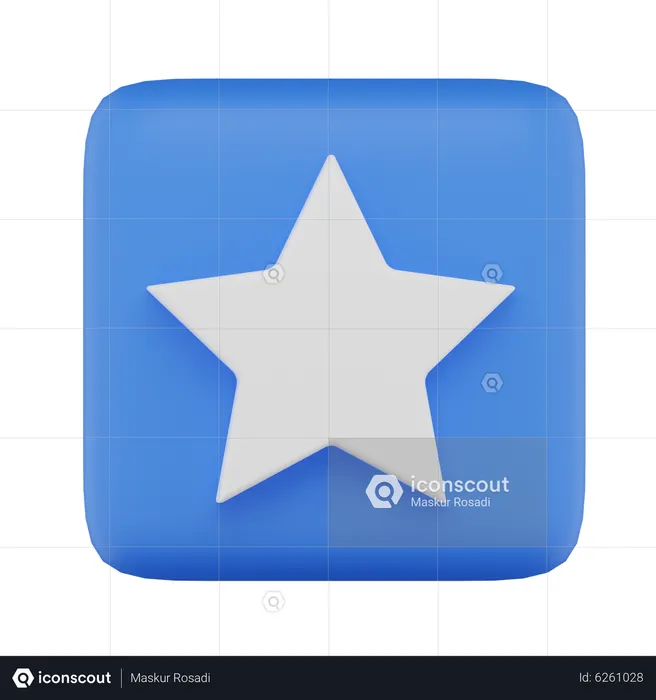 Estrella  3D Icon