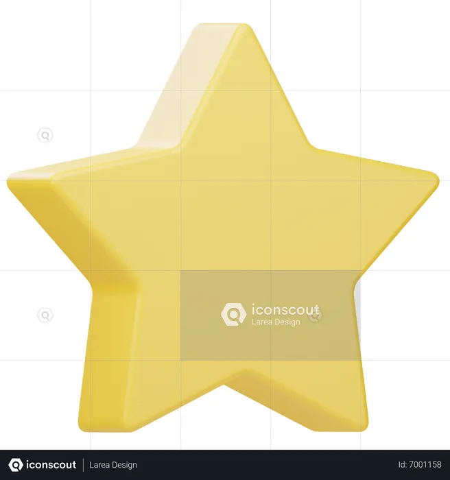 Estrella  3D Icon