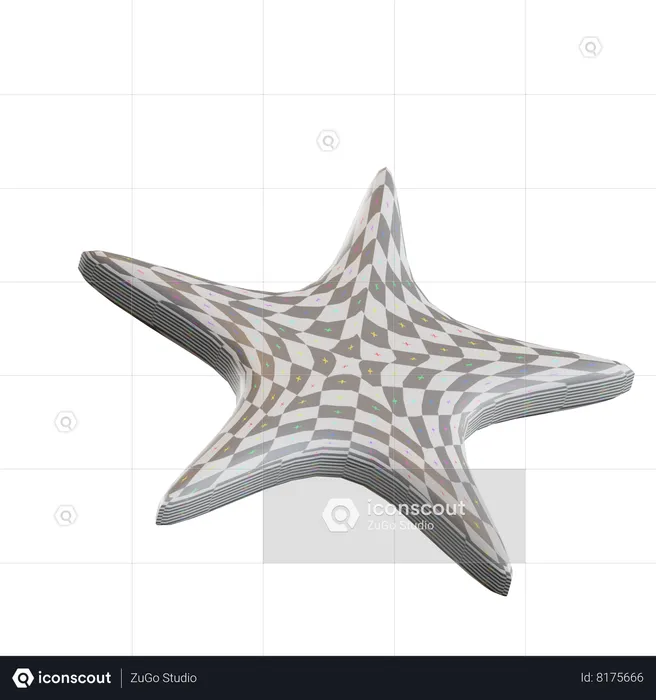 Estrella de mar  3D Icon