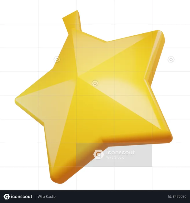 Estrella de navidad  3D Icon