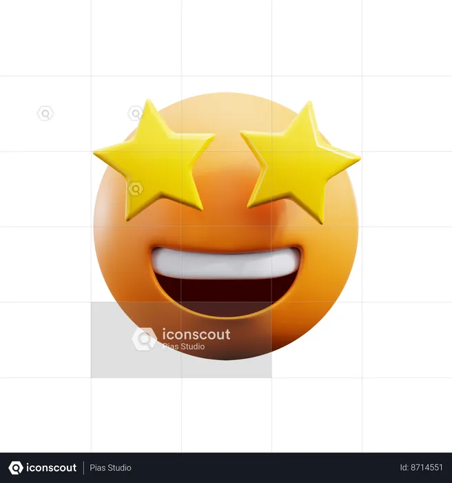 Estrella golpeada  3D Icon