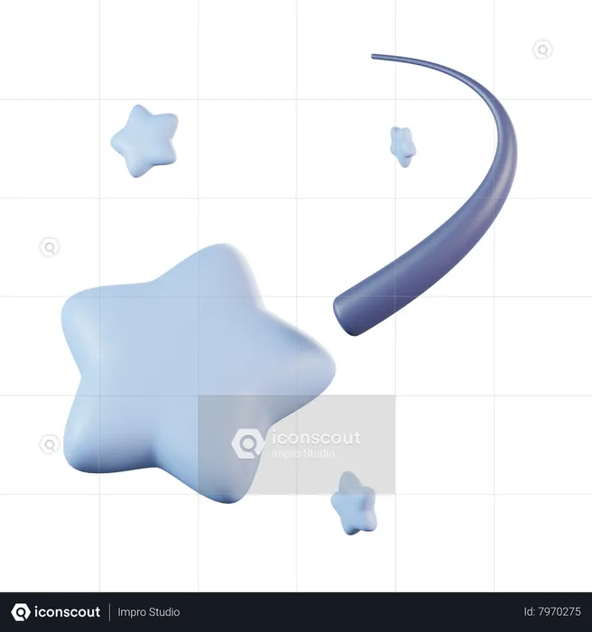 Estrellas fugaces  3D Icon