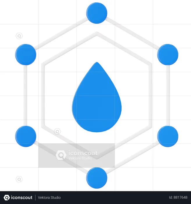 Estructura molecular  3D Icon