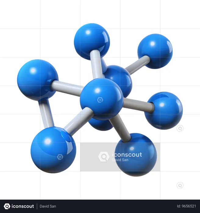 Estructura molecular  3D Icon