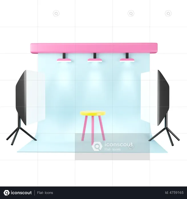 Estúdio  3D Icon