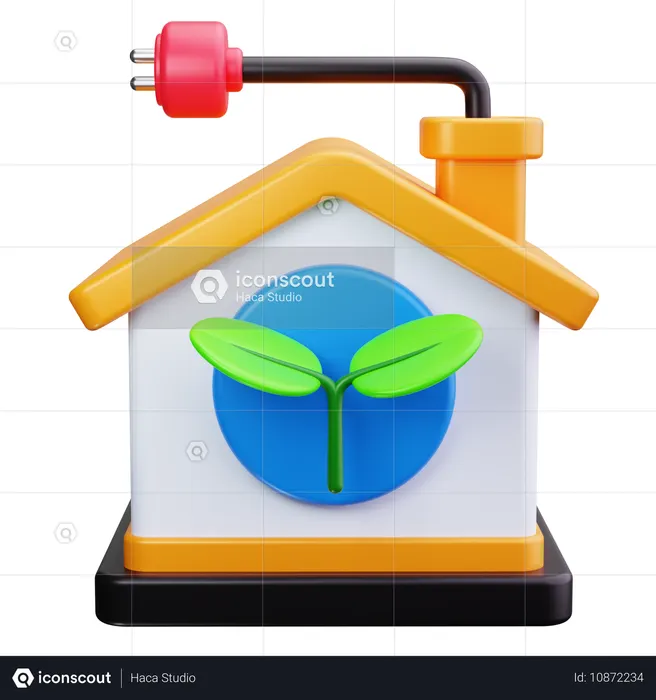 Estufa  3D Icon