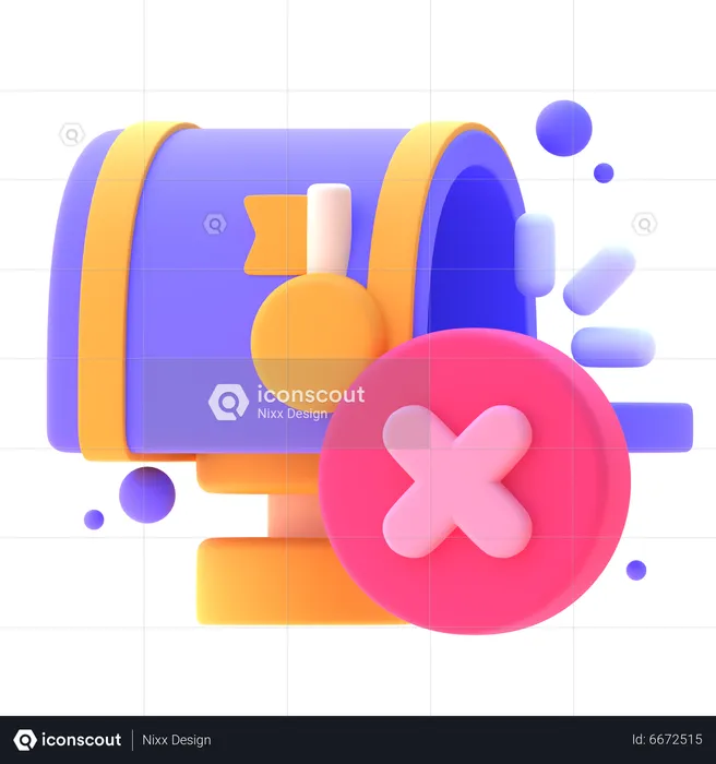 État vide  3D Icon