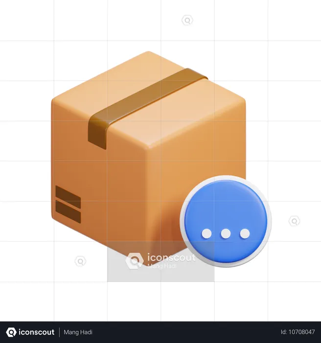 기타 상자  3D Icon